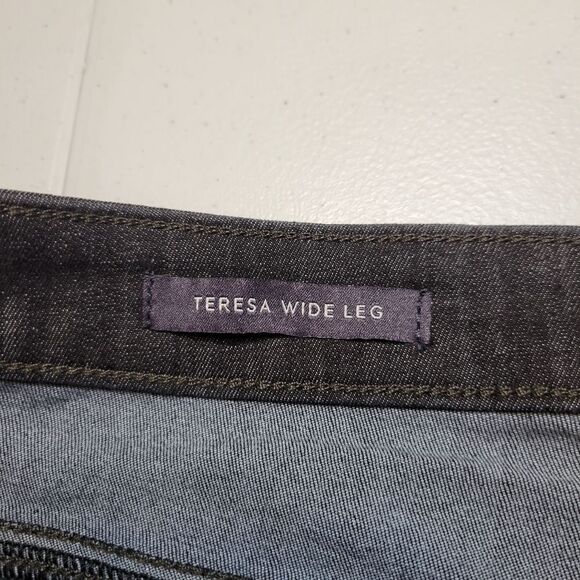 NYDJ Teresa Ankle Wide Leg Jeans with Pleats in Eternity Women's Plus Size 22W - Picture 9 of 15